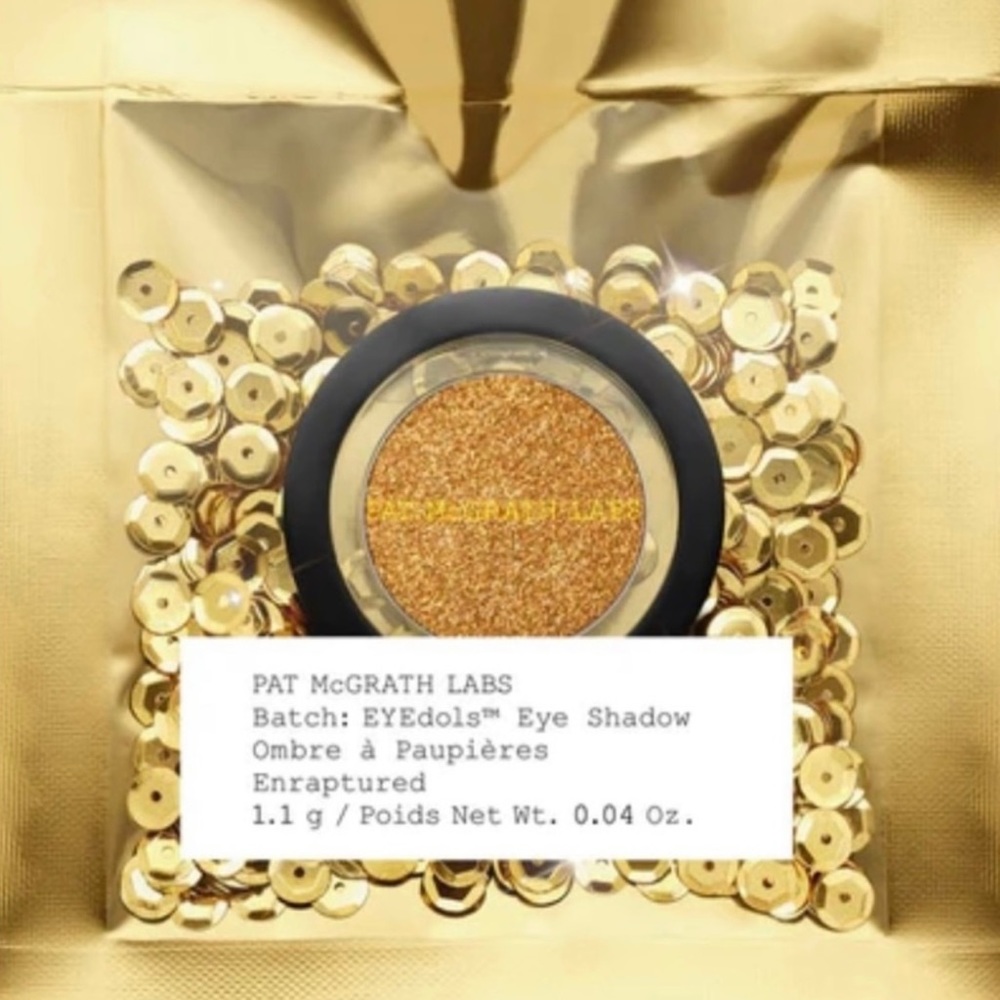 BRAND NEW WITH TAGS PAT MCGRATH LABS EYEDOLS ENRAPTURED EYESHADOW SINGLE. Gold